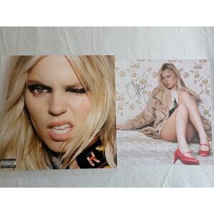 Renee Rapp Signed Insert Bite Me Vinyl Baby Pink Limited Edition Alternate Cover